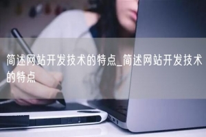 简述网站开发技术的特点_简述网站开发技术的特点